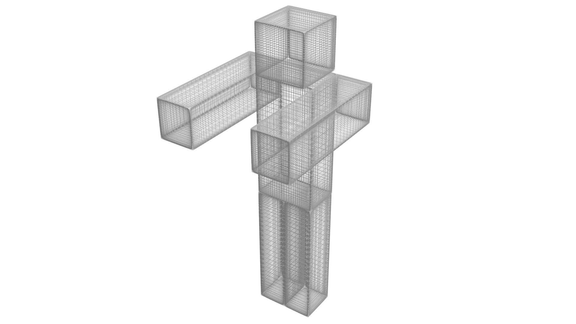 Walking Minecraft Zombie Pigman 3D model_69