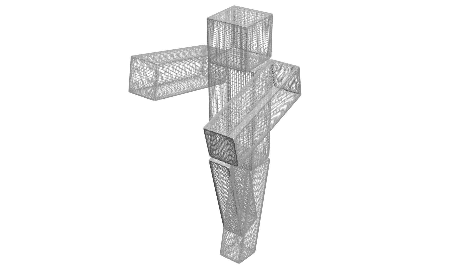 Walking Minecraft Zombie Pigman 3D model_66