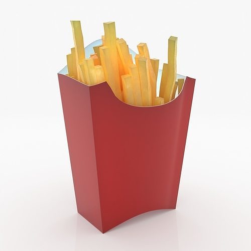 Fries 3D model