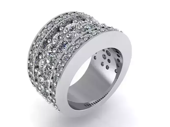 Diamond Band Ring 1377