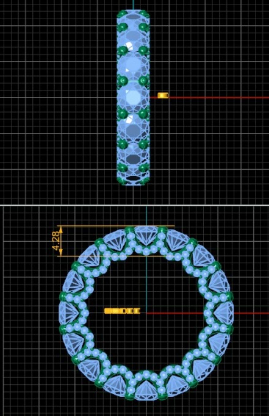 Ring N01577 3D print model_5