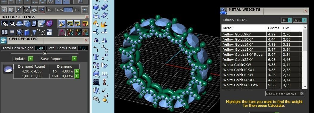 Ring N01577 3D print model_6