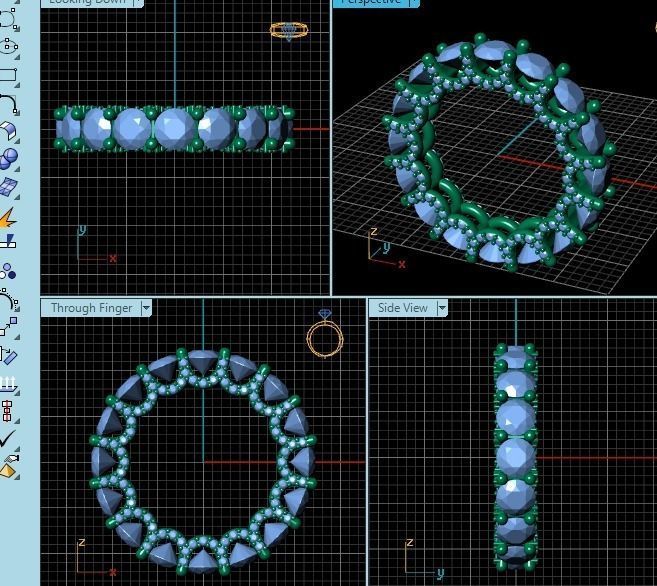 Ring N01577 3D print model_2