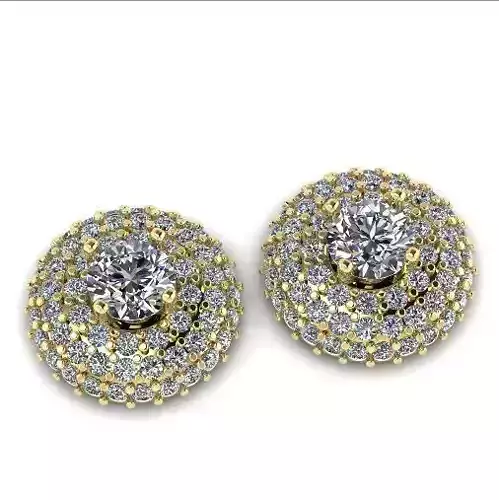Round earrings N01566