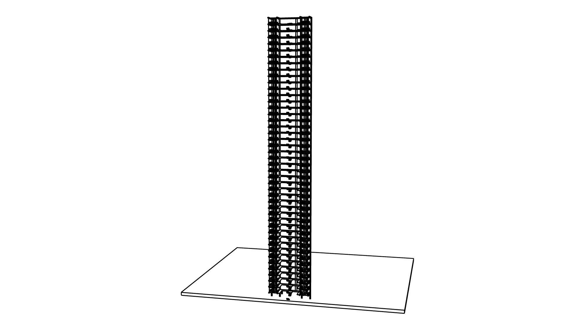 Container House Skyscraper 3D model_5