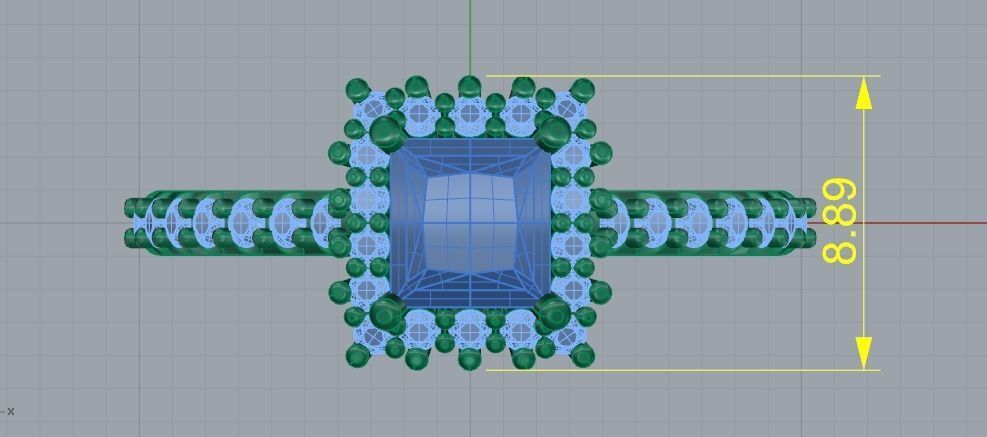 Ring N01534 3D print model_8