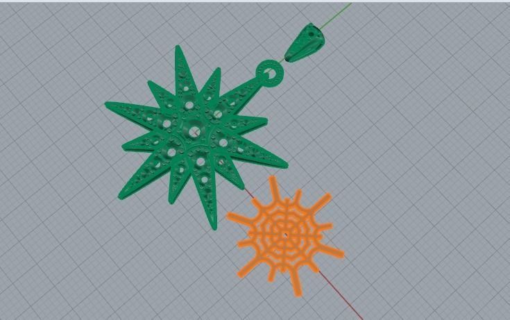 Pendant Stern N01644 3D print model_3