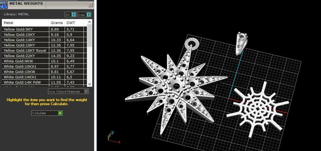 Pendant Stern N01644 3D print model_7
