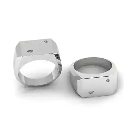 Ring with a heart N01636