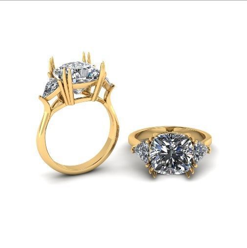 Ring N01619 3D print model_2