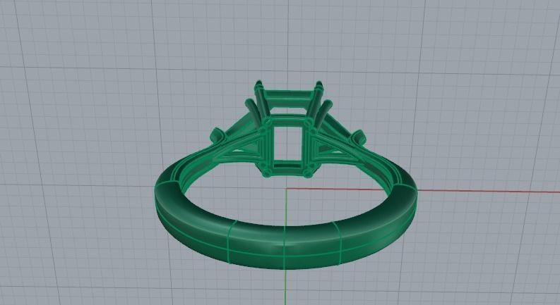 Ring N01607 3D print model_6