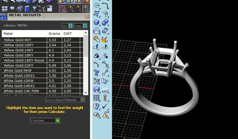 Ring N01607 3D print model_11