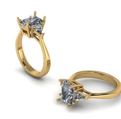 Ring N01607 3D print model_3