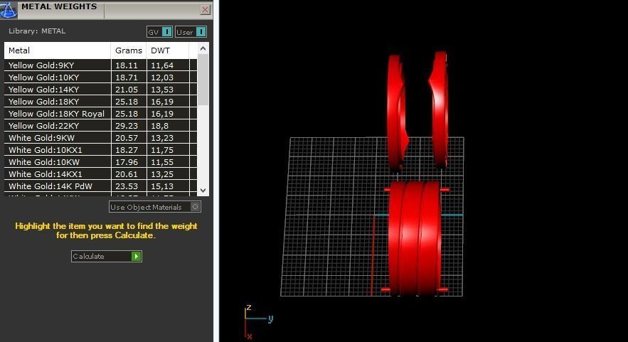 Ring N01598 3D print model_7