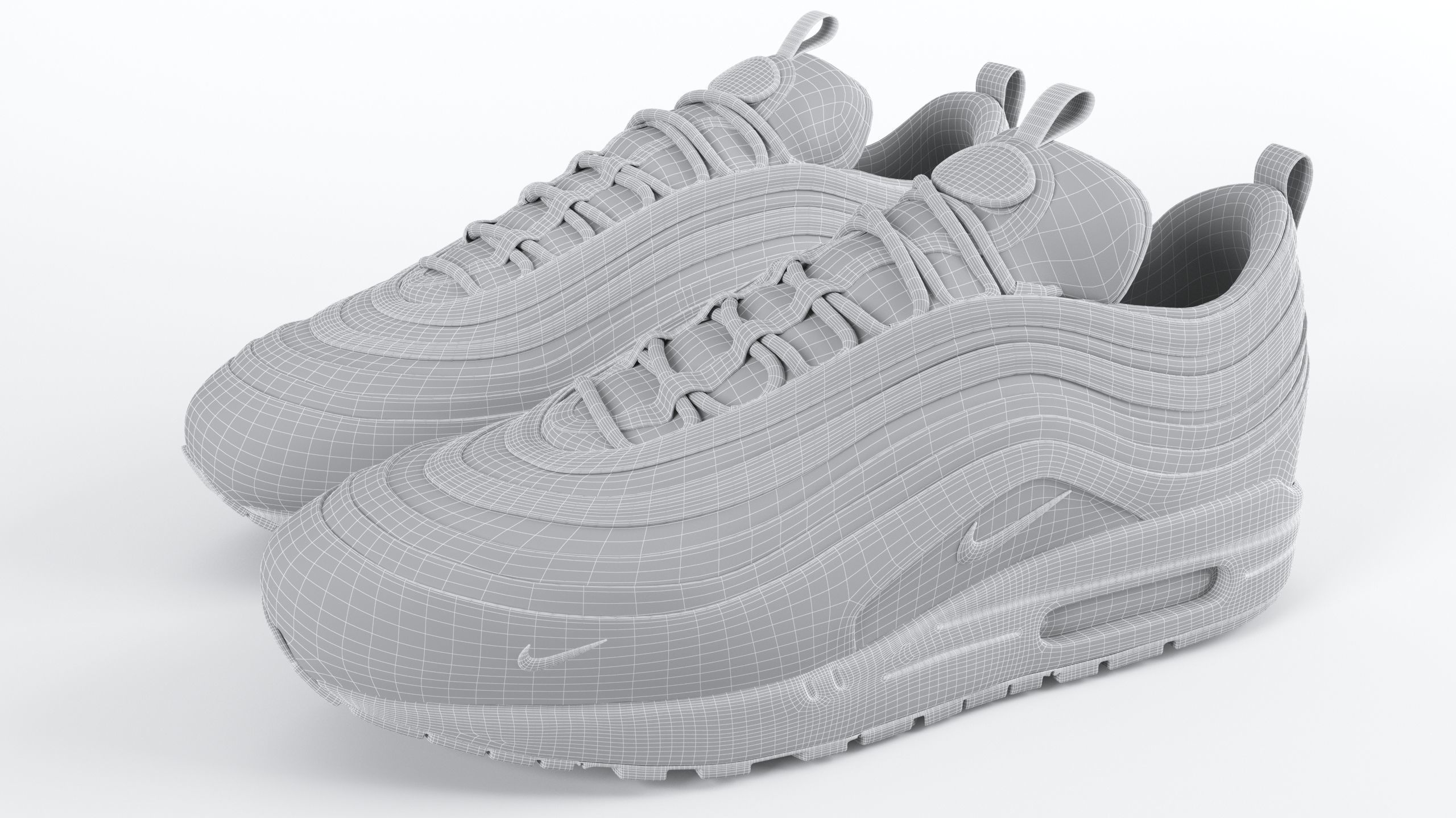 Nike Air Max 197 PBR Low-poly 3D model_12