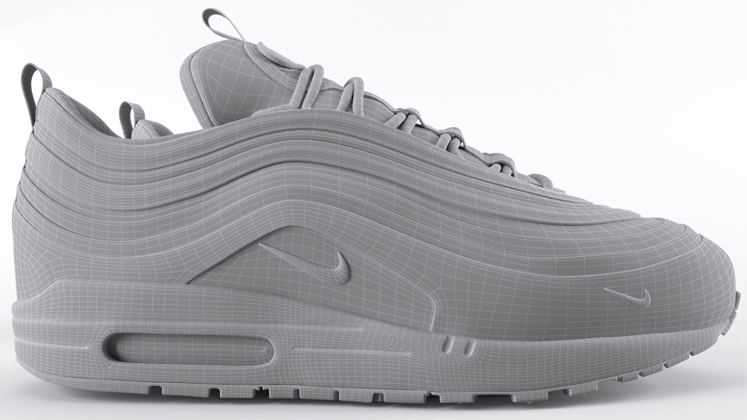 Nike Air Max 197 PBR Low-poly 3D model_11