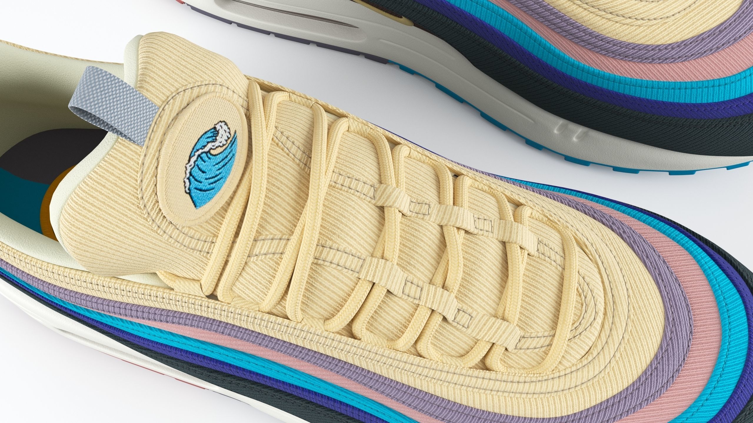 Nike Air Max 197 PBR Low-poly 3D model_4