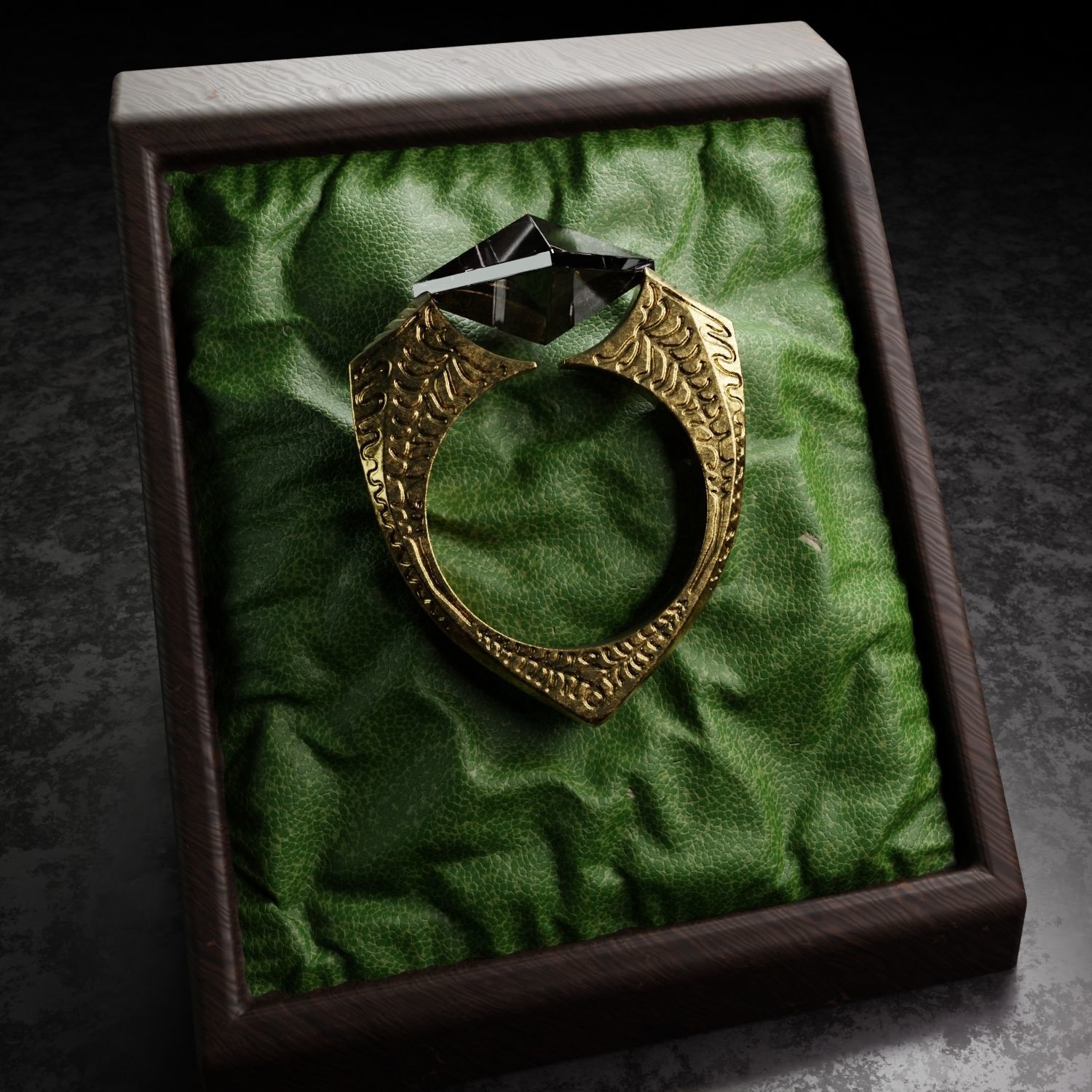 Marvolo Gaunt Ring - Horcrux 3D model 3D printable | CGTrader