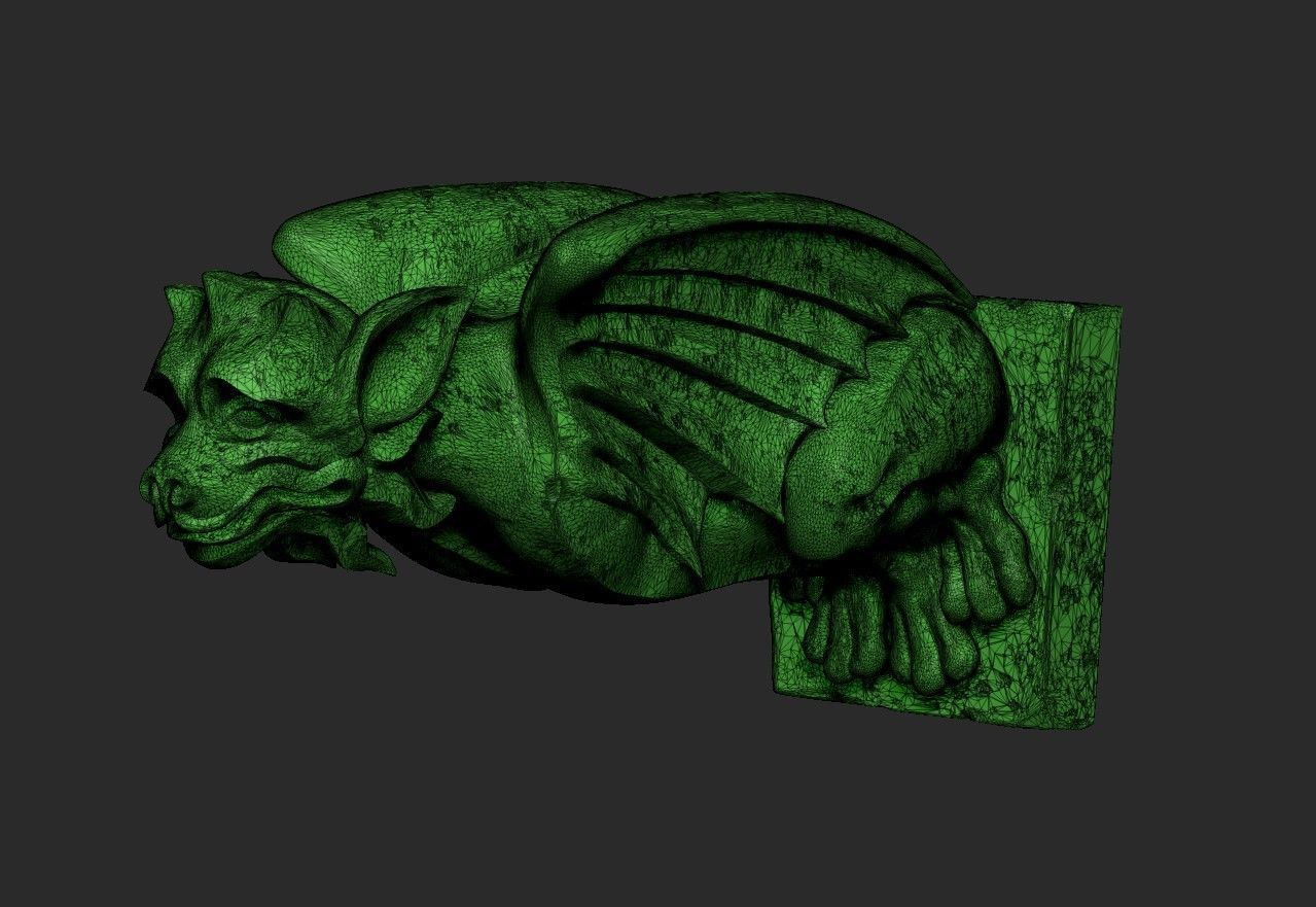 Gargoyle10 3D print model_13