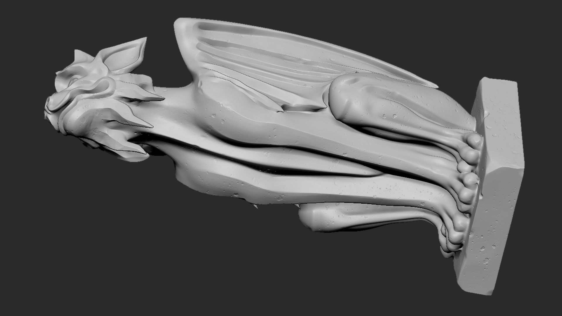 Gargoyle10 3D print model_10