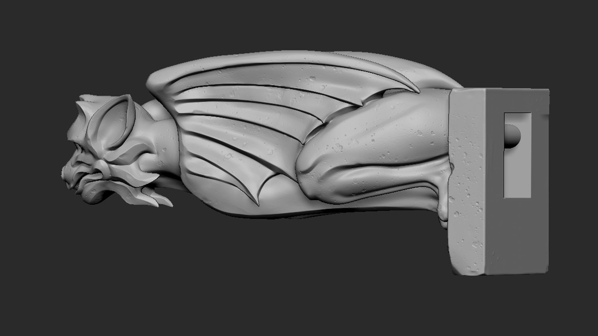 Gargoyle10 3D print model_2
