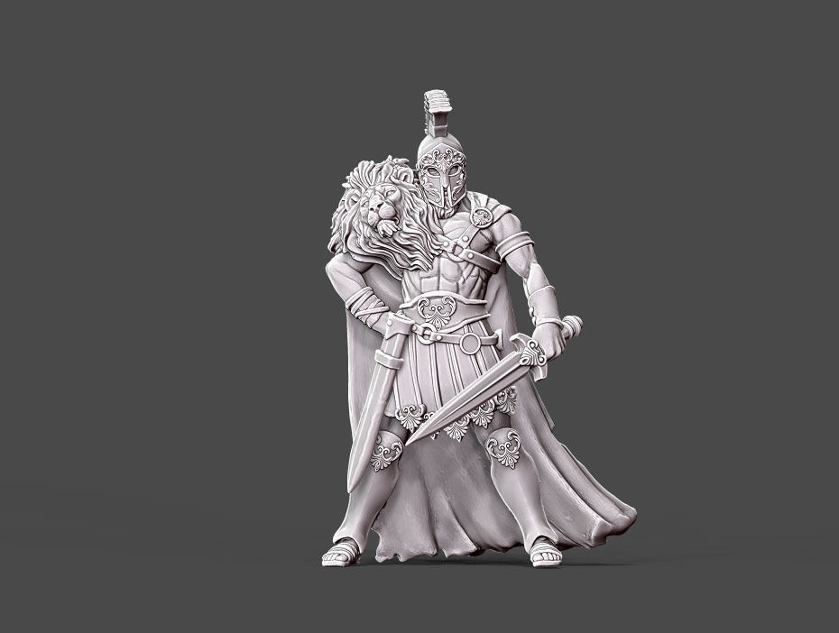 Greek hero - 35mm scale 3D print model_13