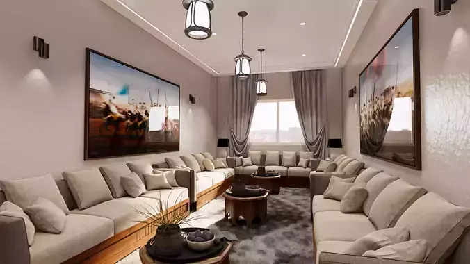 Sketchup modern apparentement with a moroccan touch