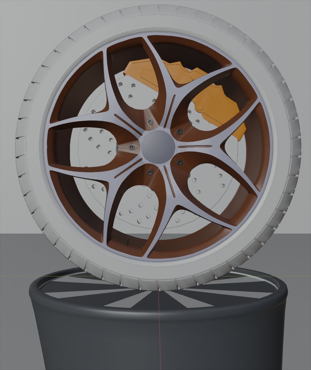 Car Tire Set Tip-Top 290 model 3D model_3