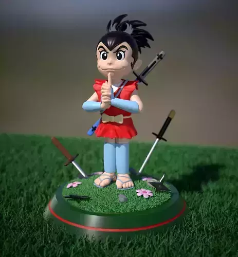 Sarutobi Sasuke  3D print model