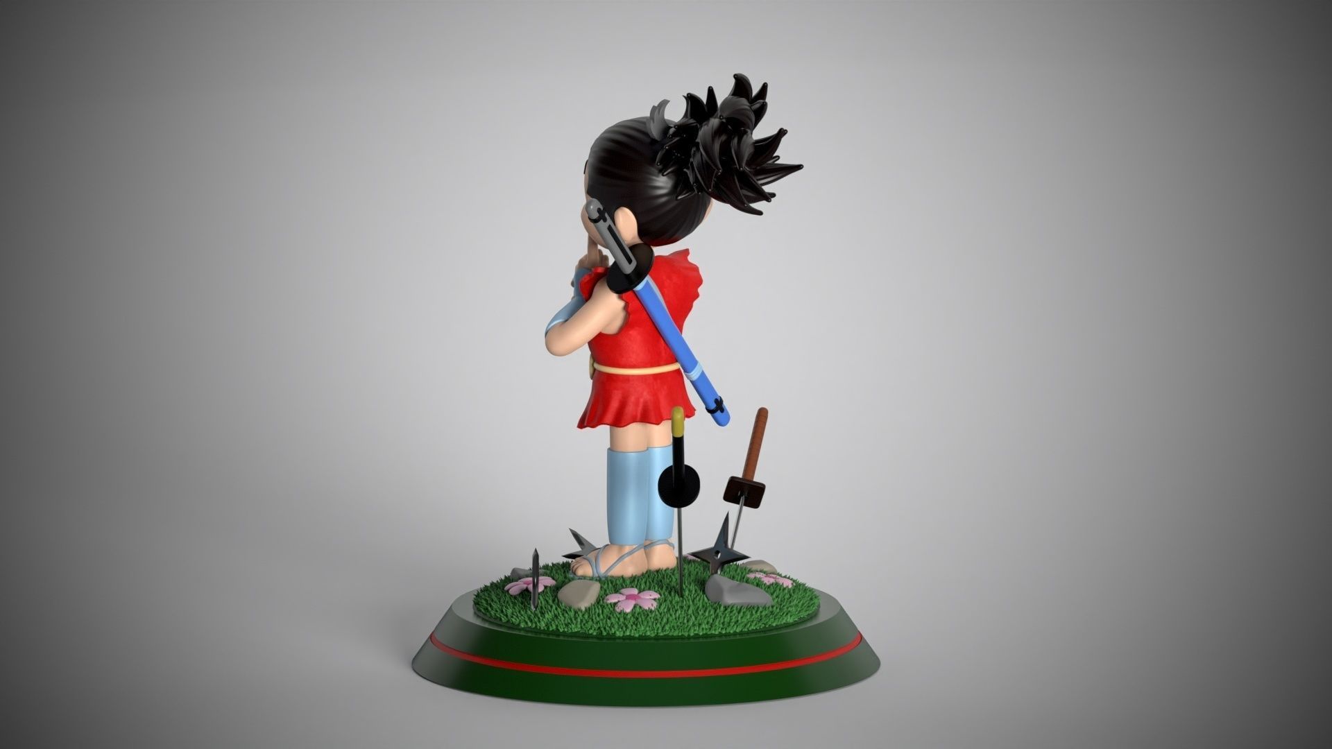Sarutobi Sasuke  3D print model_7