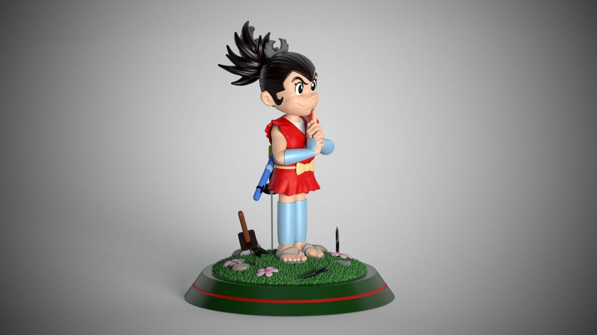 Sarutobi Sasuke  3D print model_4