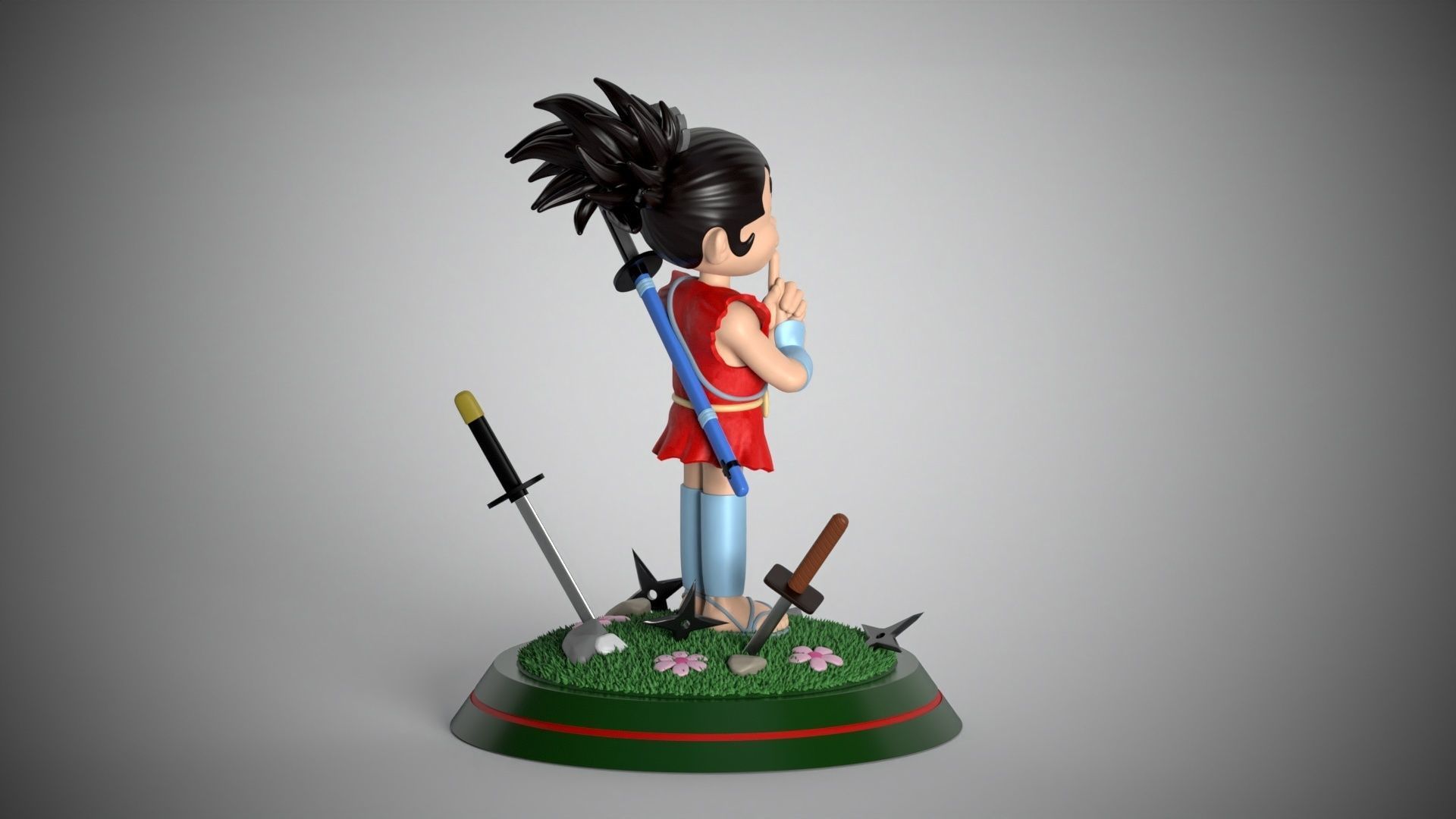 Sarutobi Sasuke  3D print model_5