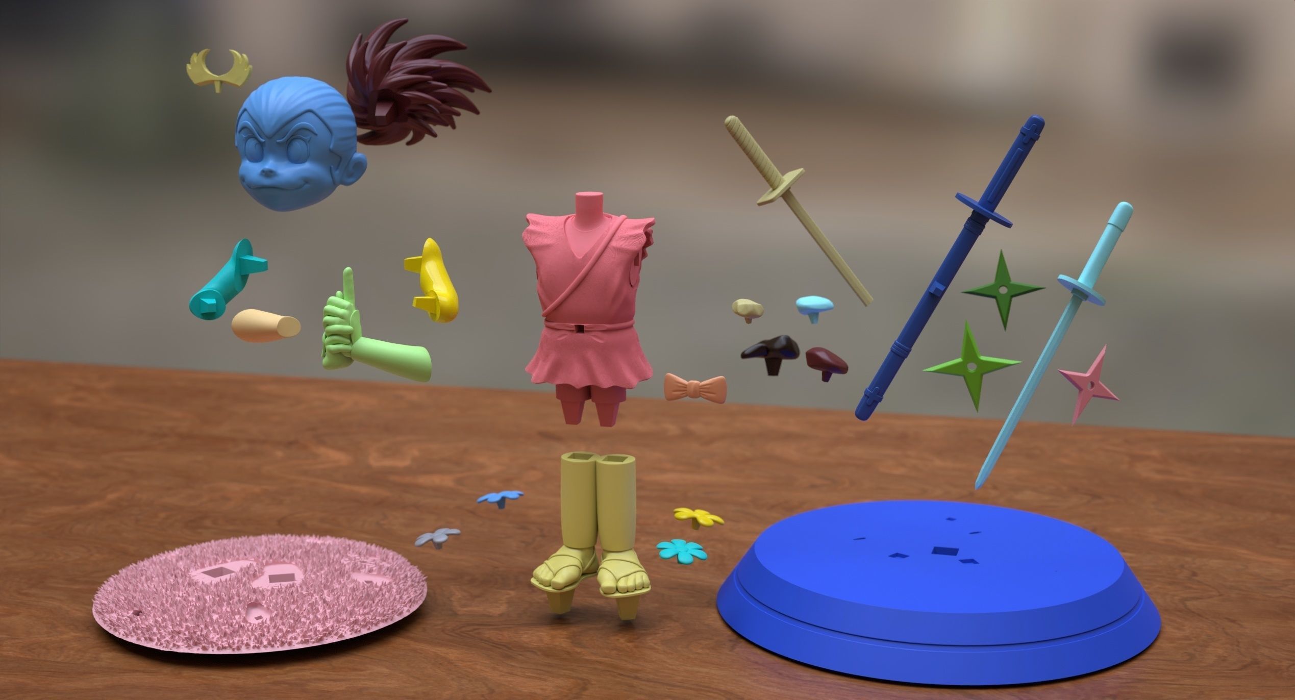 Sarutobi Sasuke  3D print model_10