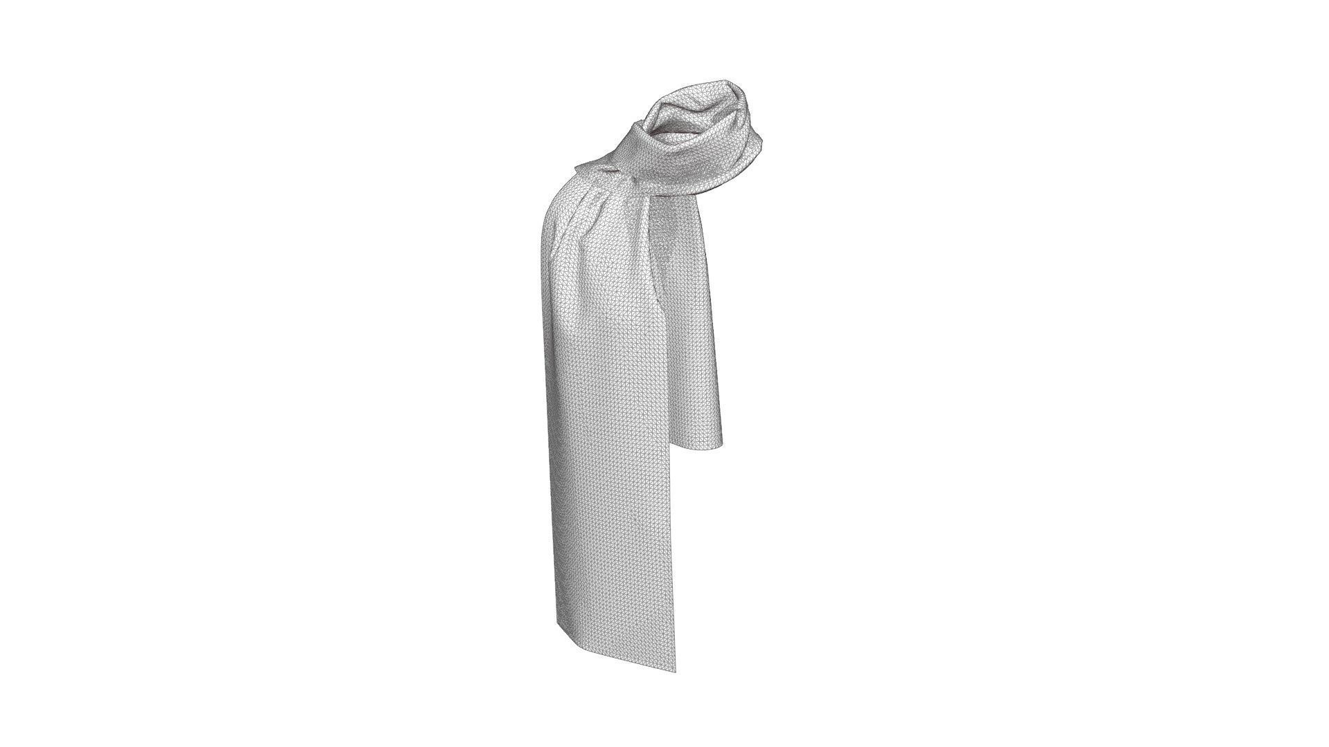Scarf 3D model_15