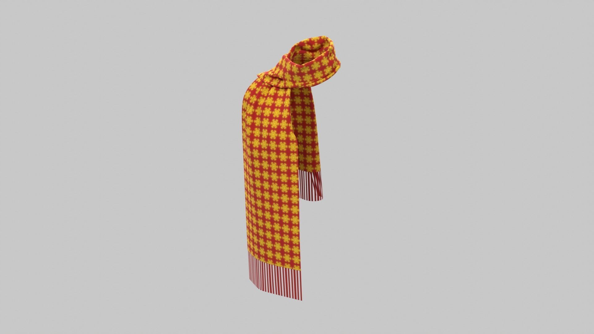 Scarf 3D model_2