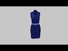 Modern Dress 3D model_1