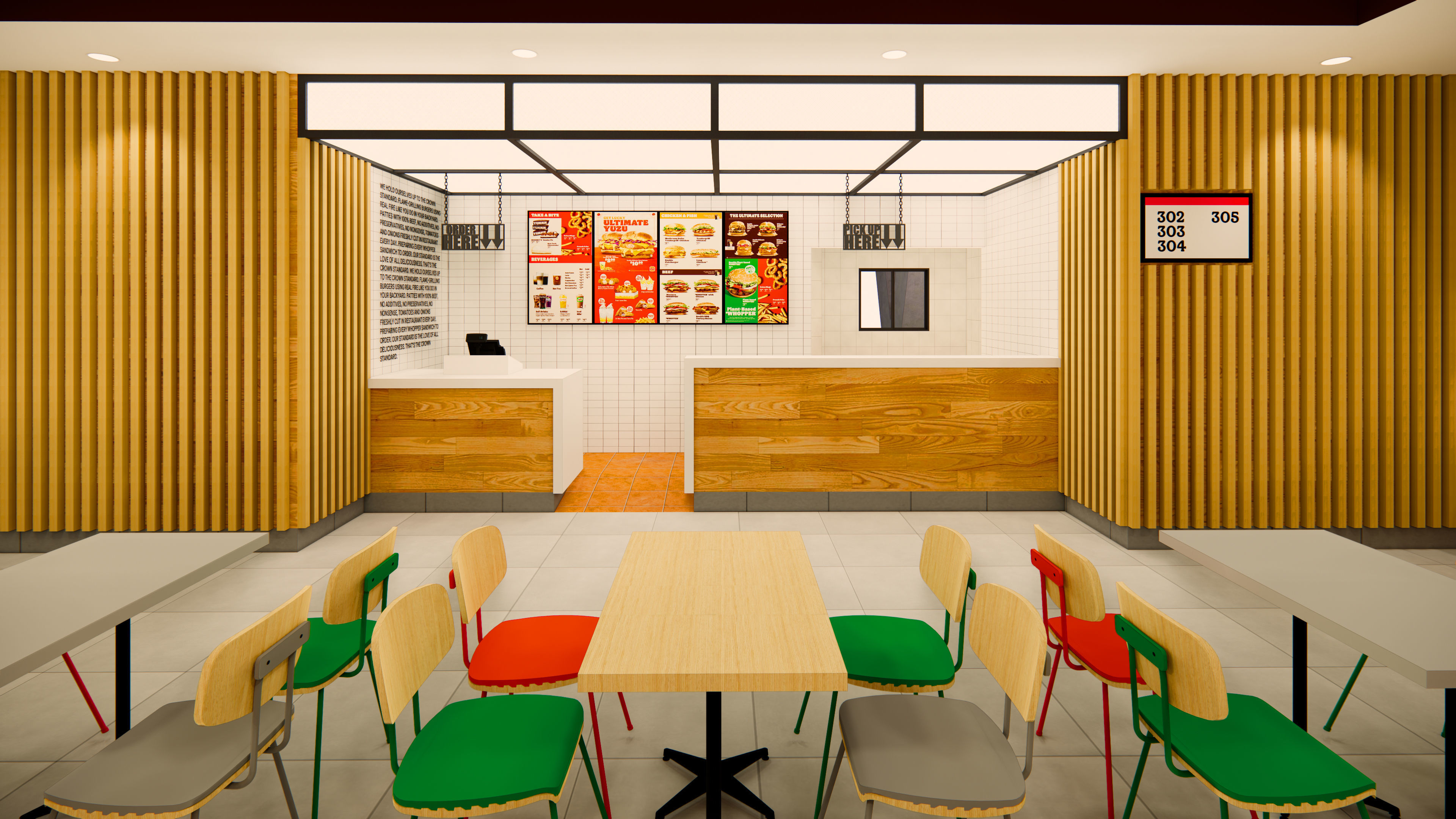 Detailed Burger King Restaurant - Royal Design 1 3D model_12