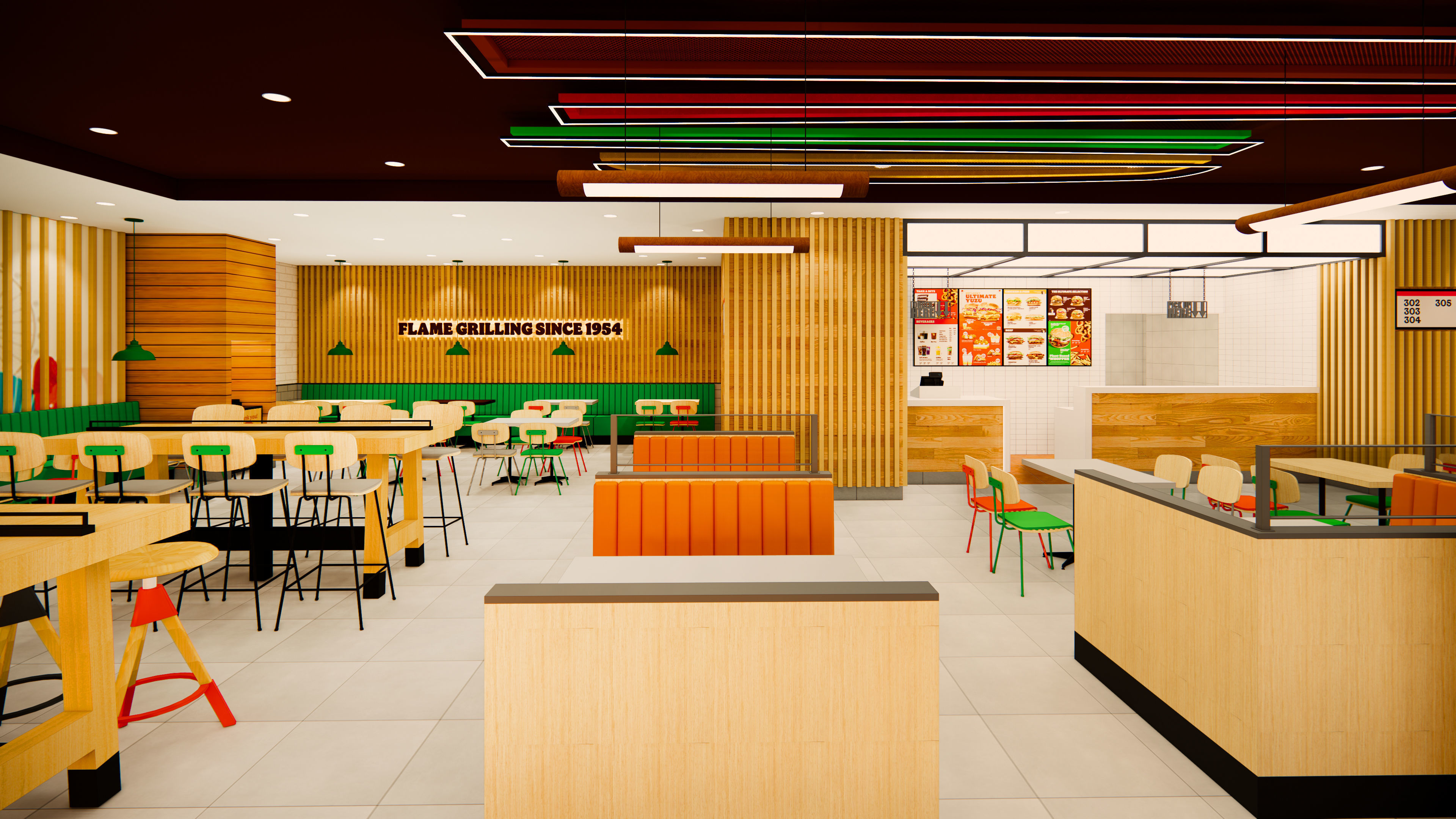 Detailed Burger King Restaurant - Royal Design 1 3D model_2