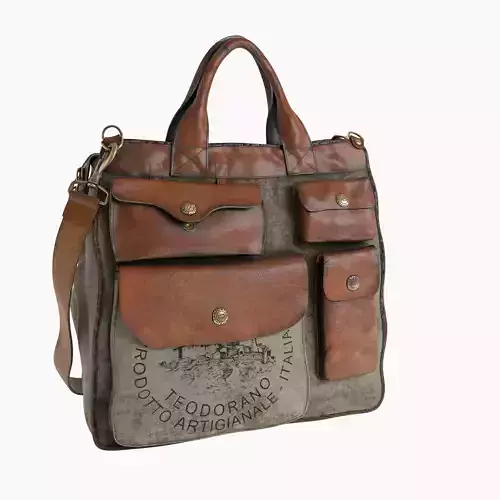 The Campomaggi Large Fabric Shopper Bag 