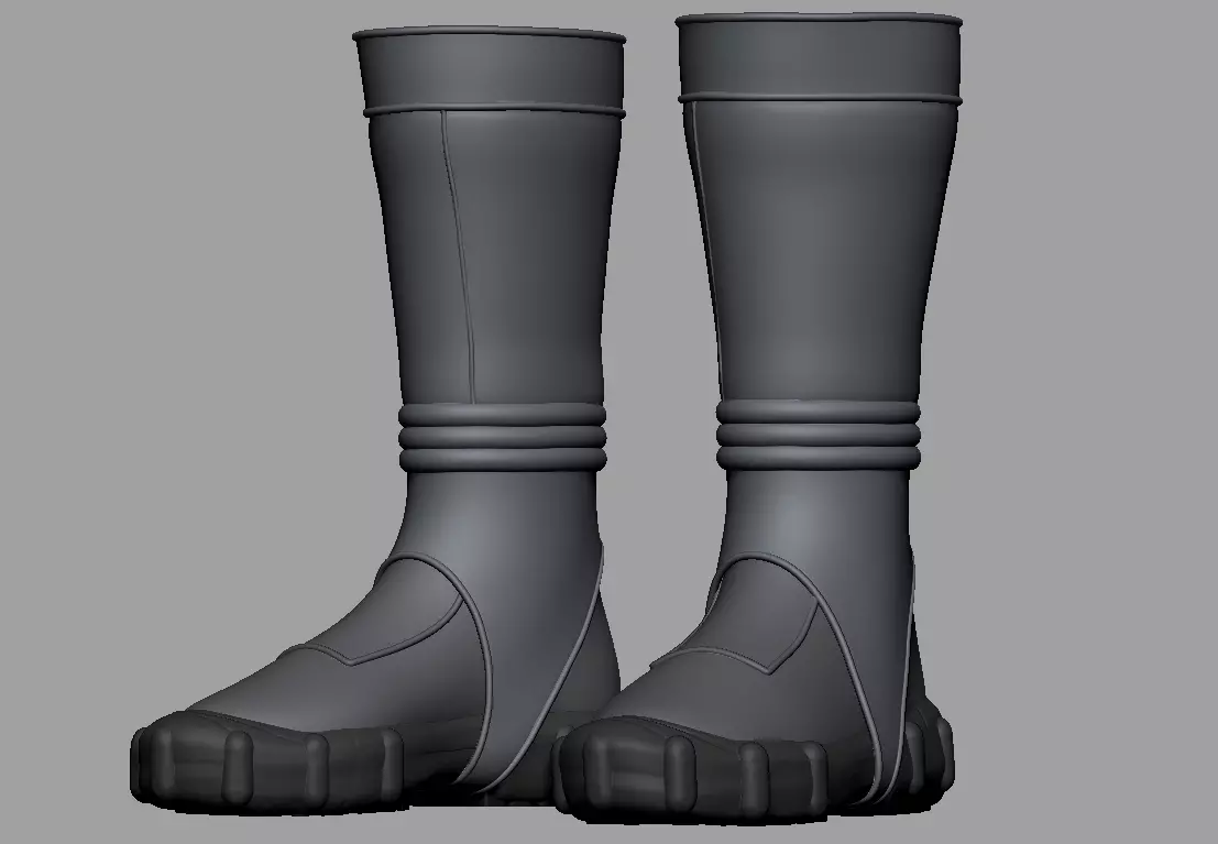 METAL GEAR SOLID BOOTS FAN ART 3D print model