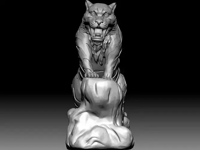 Tiger Sculpture