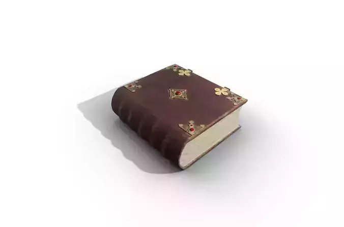 Leather Grimoire 3D model