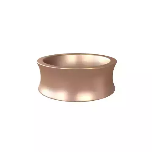 Simple Concave Ring V1 003 Low-poly 3D model