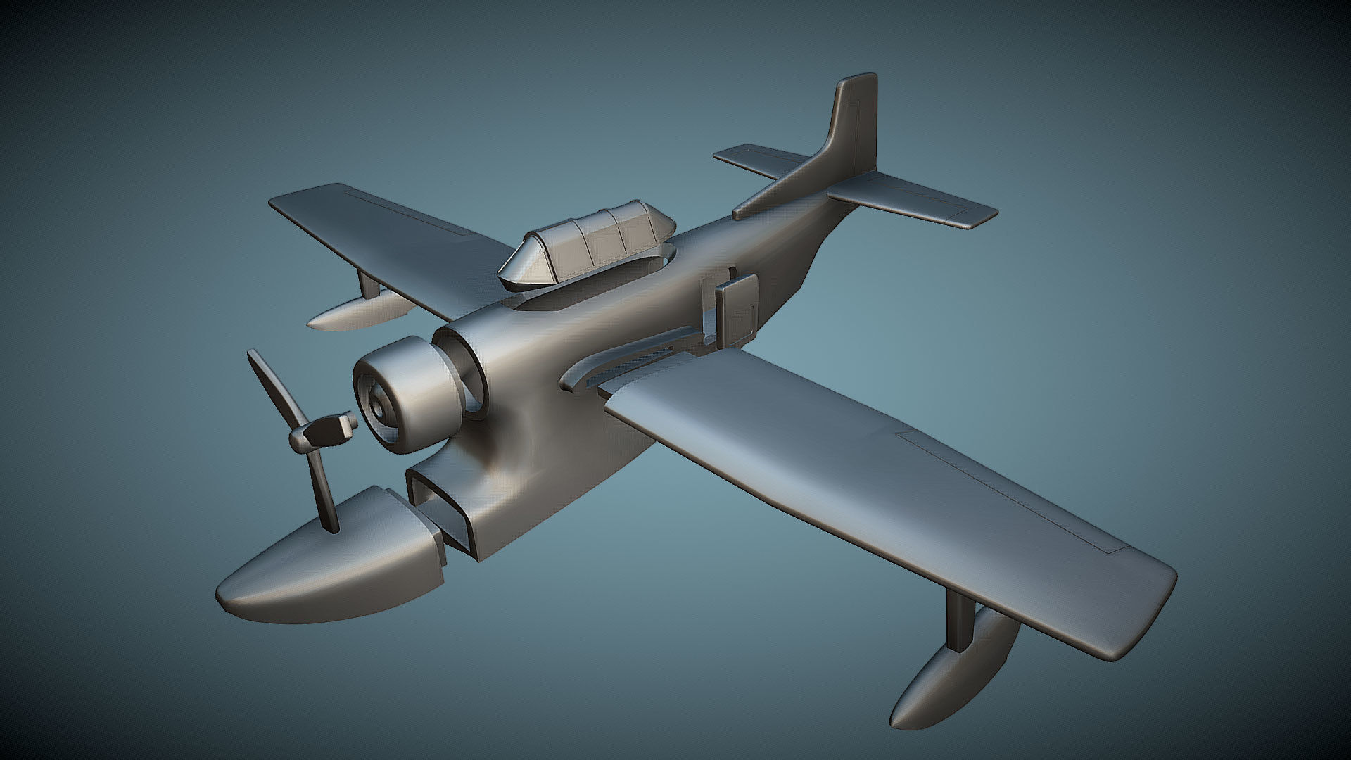 Grumman XJL-1 Columbia - 3D Printable Model 3D print model_1