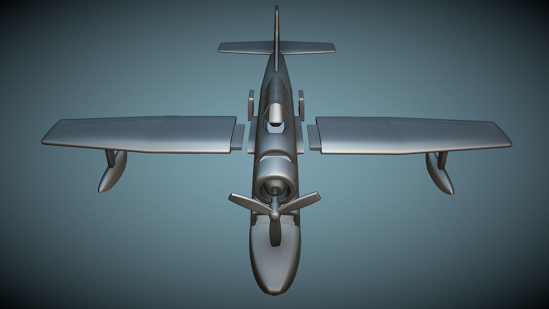 Grumman XJL-1 Columbia - 3D Printable Model 3D print model_5