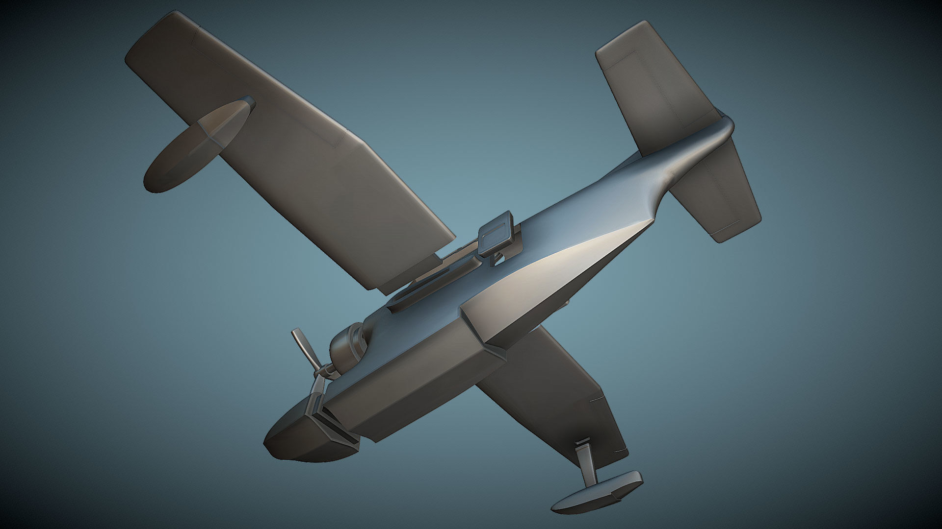 Grumman XJL-1 Columbia - 3D Printable Model 3D print model_4