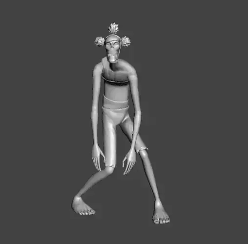 Zombie Thriller Bark 3D Model 3D print model