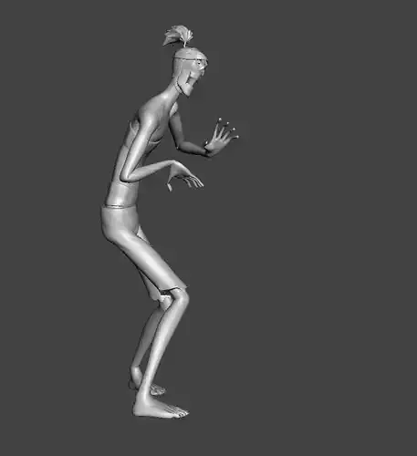 Zombie Thriller Bark 3D Model 3D print model