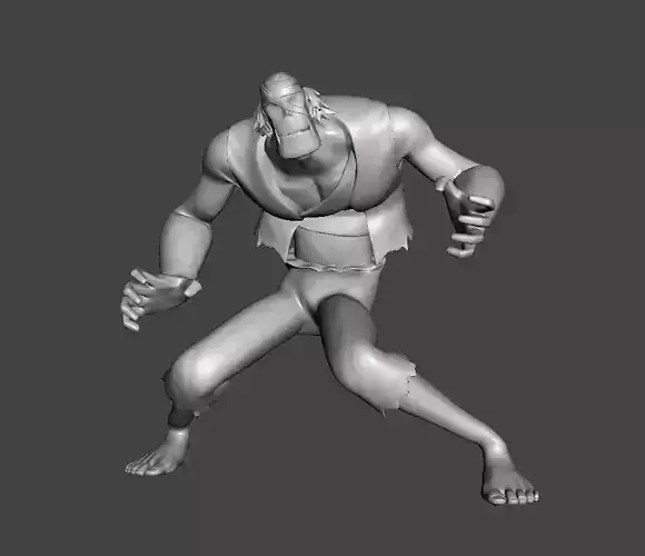 Zombie Thriller Bark 3D Model 3D print model