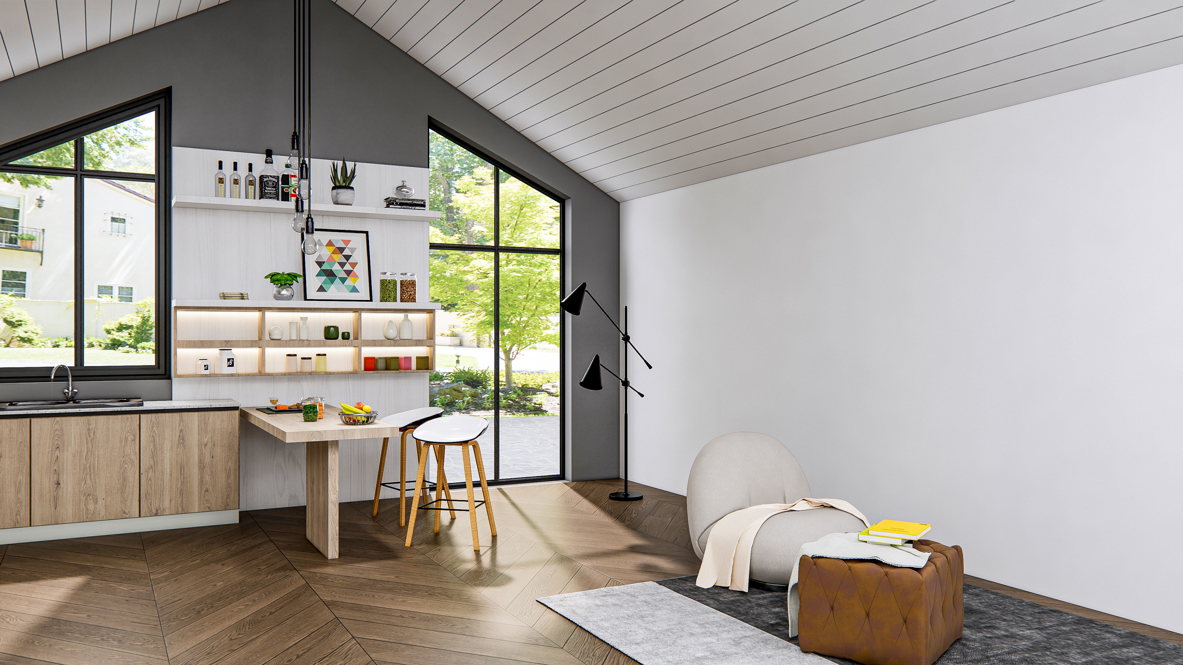 Kitchen Modern interior 0036 3D model_15